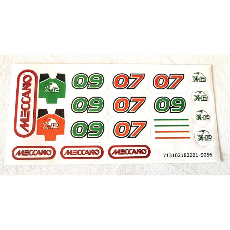 Autocollants pour modèle 3102 (junior) Autocollants pour modèle 3102 (junior)