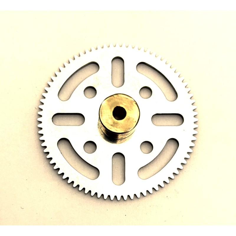 Roue dentée 76 dents sertie inox Roue dentée 76 dents sertie inox