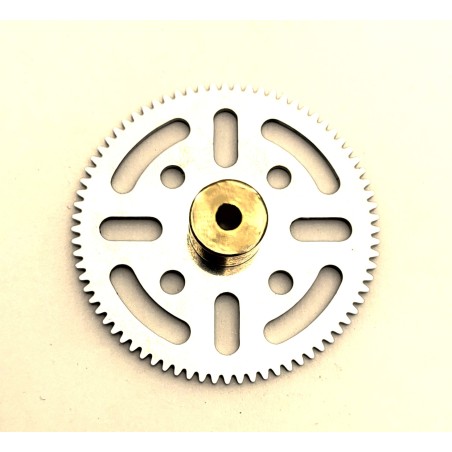 Roue dentée 76 dents sertie inox