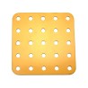 Flat plate 5x5 holes yellow/orange