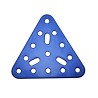 Plaque triangulaire 60mm de côté bleu Plaque triangulaire 60mm de côté bleu