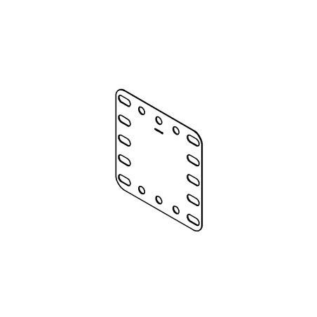 Plaque flexible 5x5tr (60x60mm) en plastique transparent