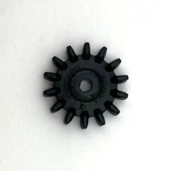 universal gear wheel hole 3 sections, 14 teeth black