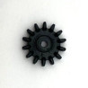 universal gear wheel hole 3 sections, 14 teeth black universal gear wheel hole 3 sections, 14 teeth black