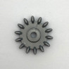 universal gear wheel hole 3 sections, 14 teeth aluminum grey universal gear wheel hole 3 sections, 14 teeth aluminum grey