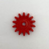 universal gear wheel hole 3 sections, 14 teeth red universal gear wheel hole 3 sections, 14 teeth red