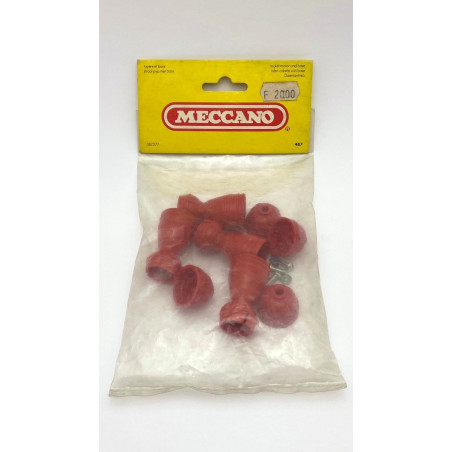 rocket motor and cap red (bag of 4)