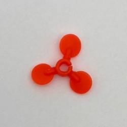 Split propeller neon orange