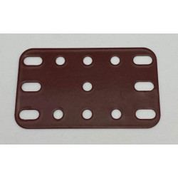 Plaque flexible métal 3x5tr (40x60mm) bordeaux de seconde main