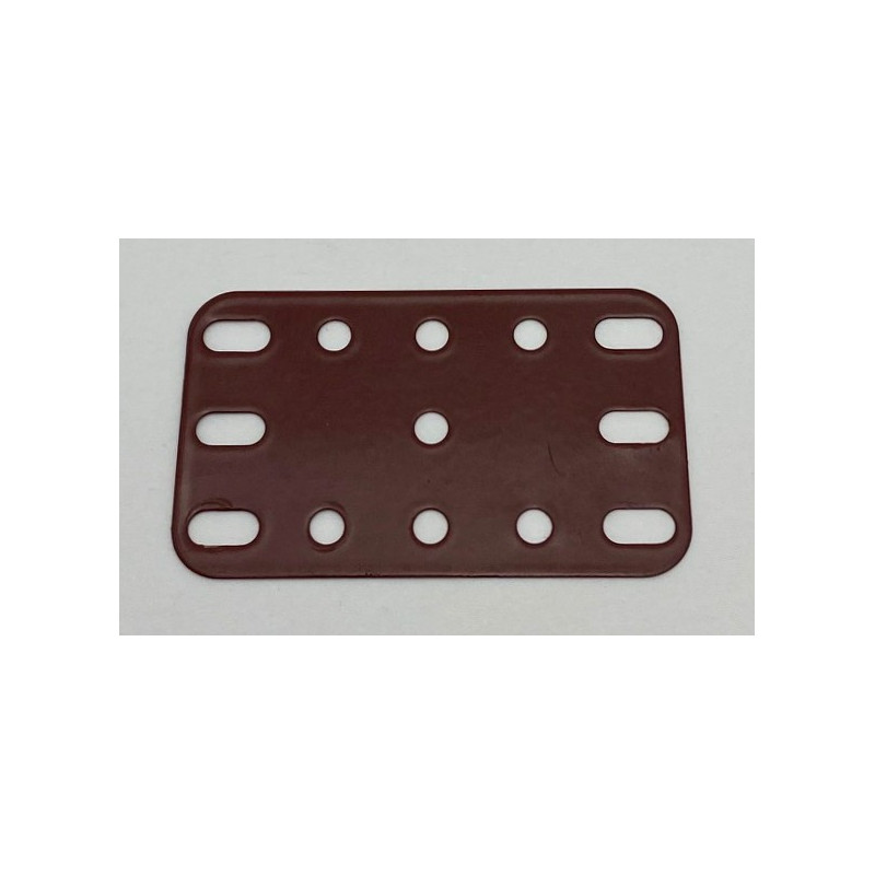 Plaque flexible métal 3x5tr (40x60mm) bordeaux de seconde main
