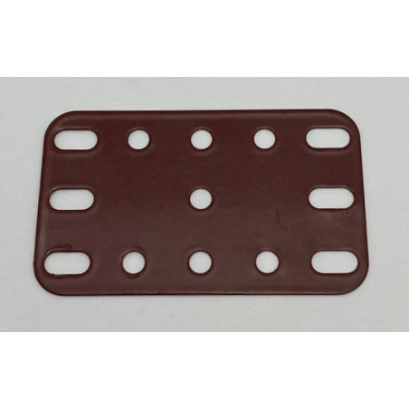 Plaque flexible métal 3x5tr (40x60mm) bordeaux de seconde main