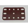 Metal flexible plate 3x5h (40x60mm) burgundy second hand