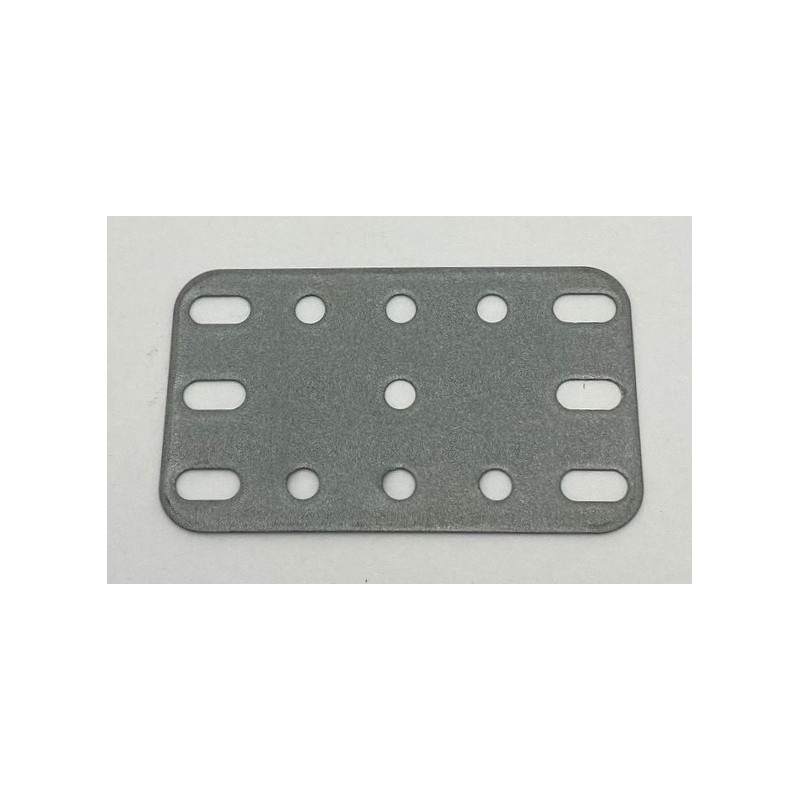 Metal flexible plate 3x5h (40x60mm) silver grey second hand