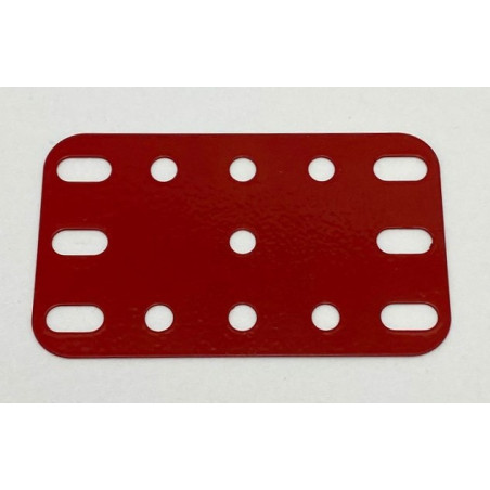 Metal flexible plate 3x5h (40x60mm) red second hand