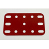 Metal flexible plate 3x5h (40x60mm) red second hand