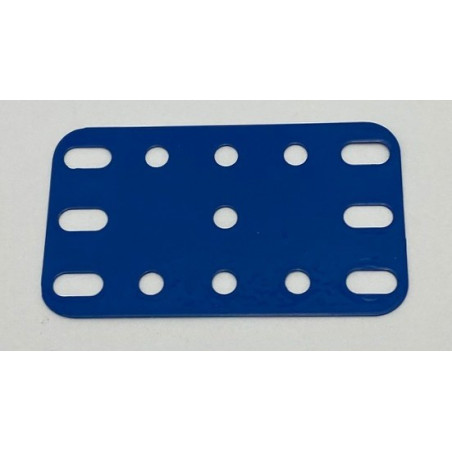 Metal flexible plate 3x5h (40x60mm) blue second hand