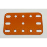 Plaque flexible métal 3x5tr (40x60mm) orange de seconde main