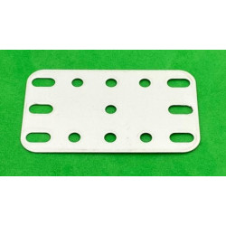 Plaque flexible métal 3x5tr (40x60mm) blanc de seconde main