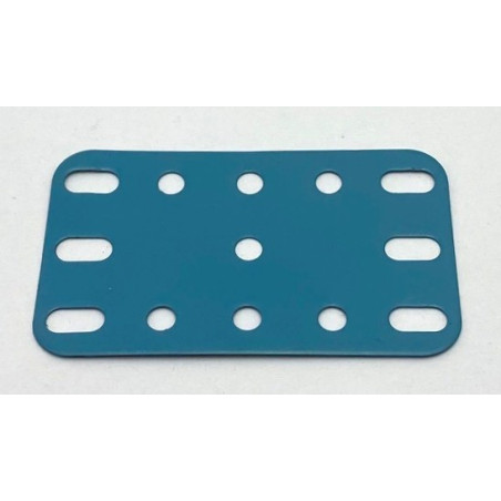Metal flexible plate 3x5h (40x60mm) sarcelle blue second hand
