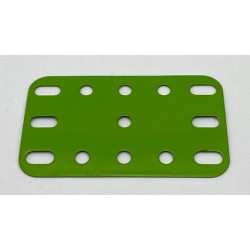 Plaque flexible métal 3x5tr (40x60mm) vert de seconde main