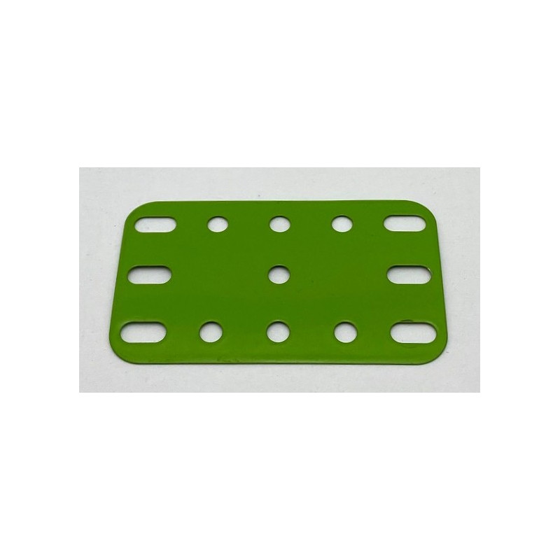 Metal flexible plate 3x5h (40x60mm) green second hand