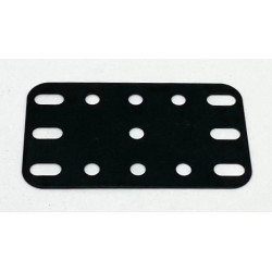 Plaque flexible métal 3x5tr (40x60mm) noir satin de seconde main