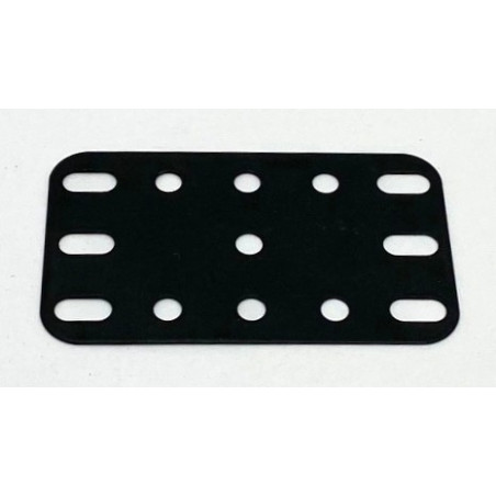 Metal flexible plate 3x5h (40x60mm) satin black second hand