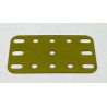 Plaque flexible métal 3x5tr (40x60mm) vert olive pailleté de seconde main