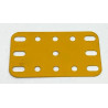Metal flexible plate 3x5h (40x60mm) english yellow second hand