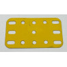 Plaque flexible métal 3x5tr (40x60mm) jaune de seconde main