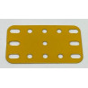 Plaque flexible métal 3x5tr (40x60mm) jaune orange de seconde main