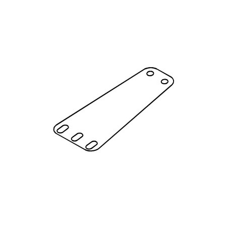 Plaque flexible trapèze 3x2tr jaune F1