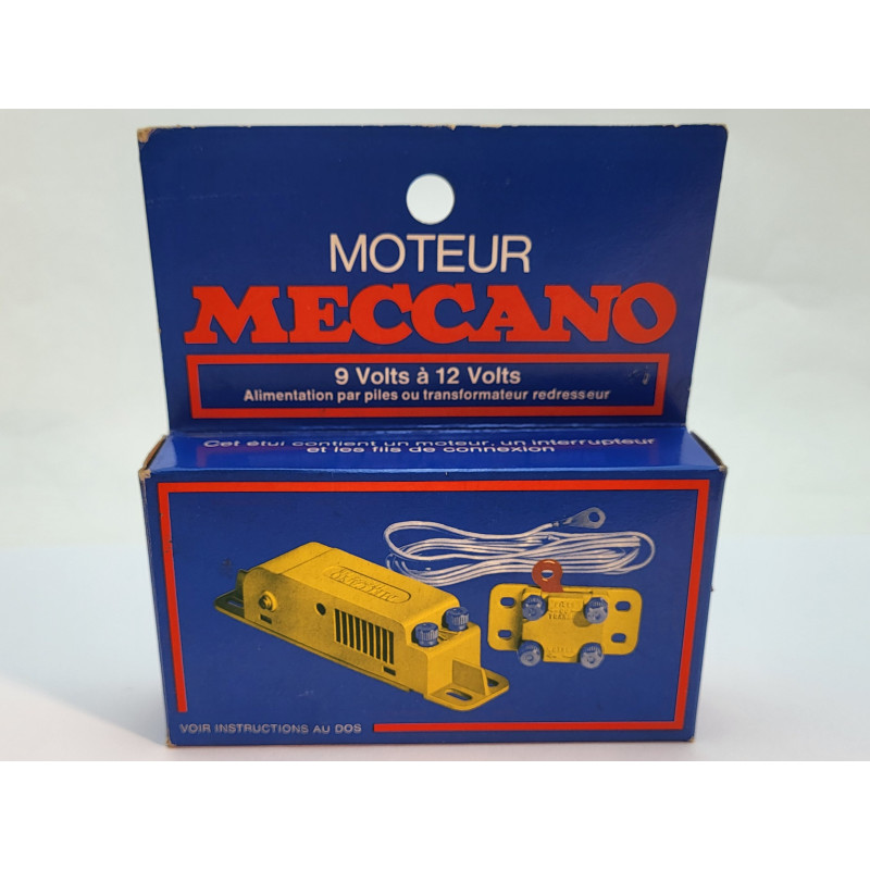Moteur électrique "plat" 9-12V Meccano