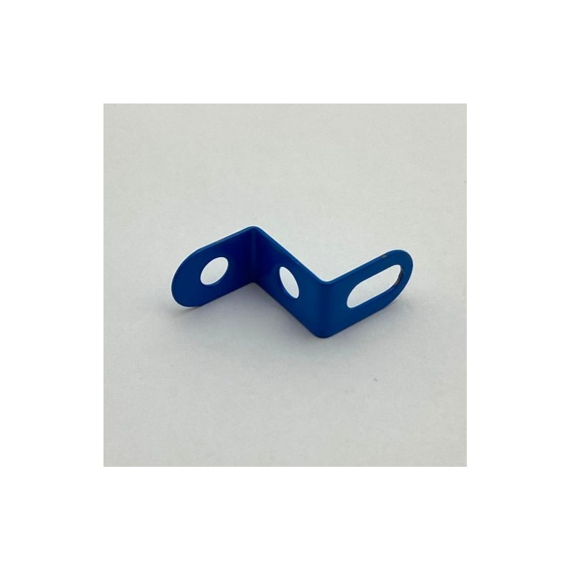 Narrow obtuse angle bracket blue f1