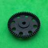 Plastic contrate wheel 50 th black 3 sections