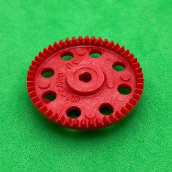 Plastic contrate wheel 50 th red 3 sections