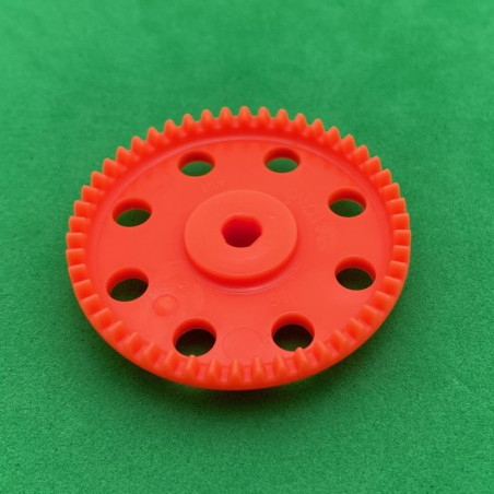 Roue de champ 50 dents orange fluo 3 pans