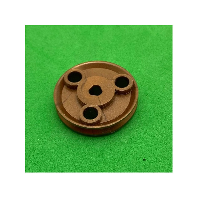Pulley ø25mm with holes copper 3 sections