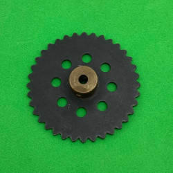 Roue de chaine 36 dents ø 50 mm noir mat