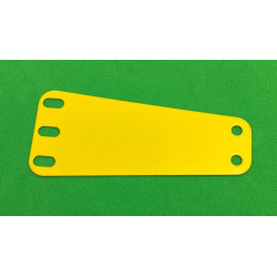 Flexible trapezoidal plate 3x2h yellow F1