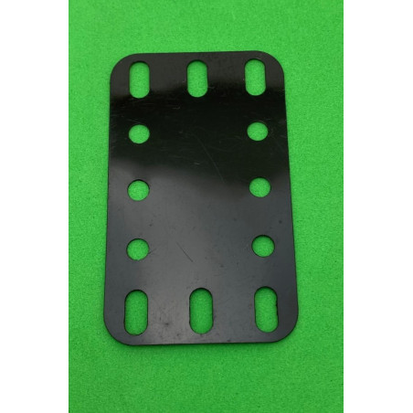 Flexible plastic plate 3x5 h (40x60mm) black