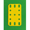 Plaque flexible métal 3x5tr (40x60mm) jaune