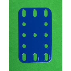 Plaque flexible métal 3x5tr (40x60mm) bleu