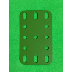 Metal flexible plate 3x5h (40x60mm) matte fir green
