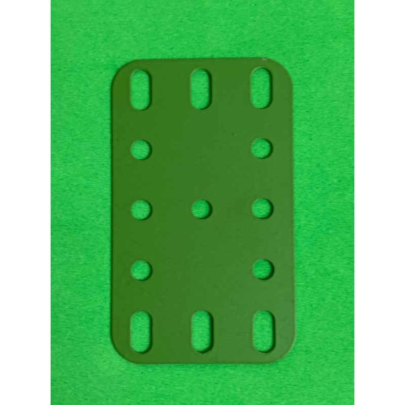 Plaque flexible métal 3x5tr (40x60mm) vert sapin mat