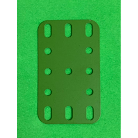 Metal flexible plate 3x5h (40x60mm) matte fir green