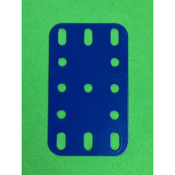 Metal flexible plate 3x5h (40x60mm) dark blue