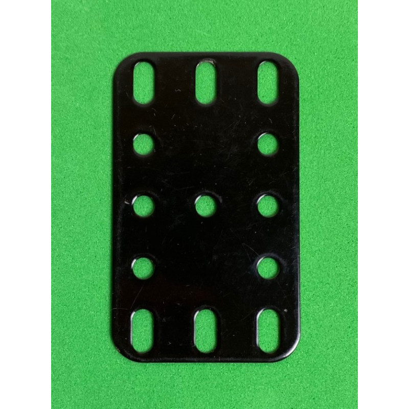Metal flexible plate 3x5h (40x60mm) black