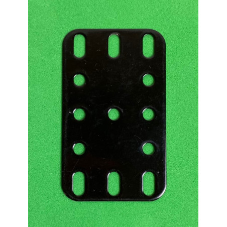 Metal flexible plate 3x5h (40x60mm) black