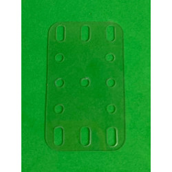 Plaque flexible 3x5tr (40x60mm) en plastique transparent